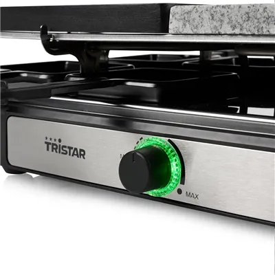 Parrilla y Raclette Tristar RA-2747/ 1400W/ Tamaño 2x 21*23cm