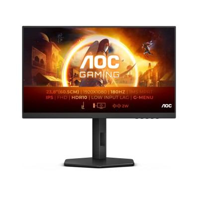 AOC Gaming 24G4X 23.8'/ Full HD/ 0.5ms/ 180Hz/ IPS/ Regulable