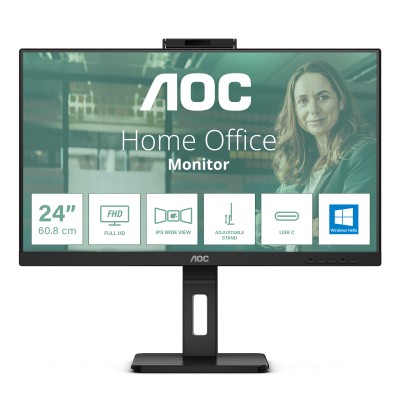 AOC 24P3CW 23.8'/ Full HD/ Webcam/ Multimedia/ Regulable en