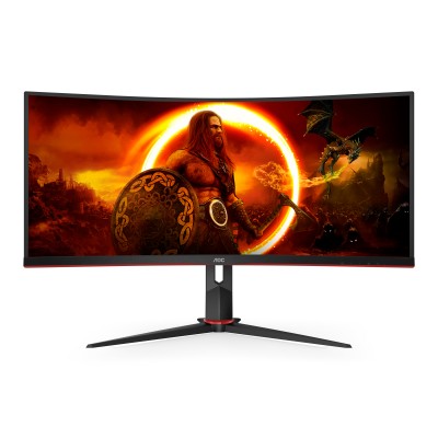 AOC Gaming CU34G2XP 34'/ WQHD/ 1ms/ 180Hz/ VA/ Negro