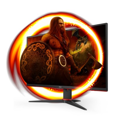 AOC Gaming Q27G2E/BK 27'/ QHD/ 1ms/ 144Hz/ VA/ Negro y Rojo