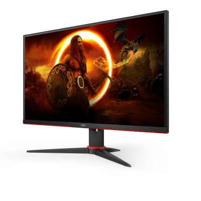 AOC Gaming Q27G2E/BK 27'/ QHD/ 1ms/ 144Hz/ VA/ Negro y Rojo