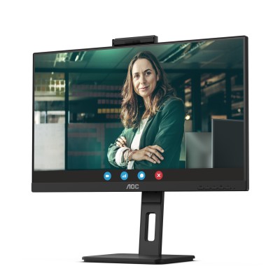 AOC Q27P3CW 27'/ QHD/ Webcam/ Multimedia/ Regulable en altura/