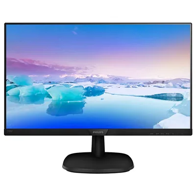 Monitor Philips 243V7QDAB 23.8'/ Full HD/ Multimedia/ Negro