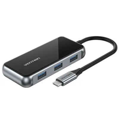 Docking USB Tipo-C Vention TFJHB/ 1xHDMI 4K/ 3xUSB/ 1xVGA/