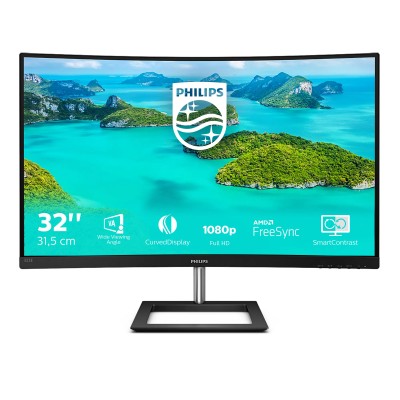 Monitor Profesional Curvo Philips E-Line 322E1C 31.5'/ Full HD/