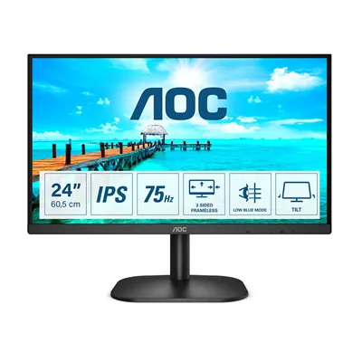 AOC 24B2XH 24" Monitor IPS LED FHD 4ms HDMI/VGA 75Hz