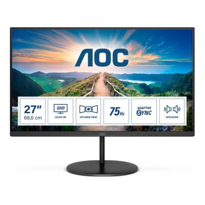 AOC Q27V4EA 27'/ QHD/ Multimedia/ Negro