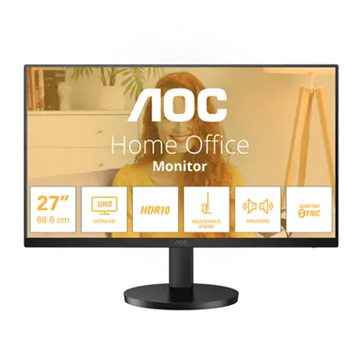 AOC U27B3AF 27' Monitor 4K UHD IPS HDMI/DP/Altavoces 4ms 60Hz