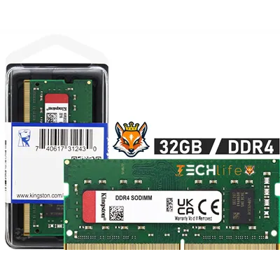 Kingston 32GB DDR4 2666MHz 1.2v CL19 - Memoria SODIMM