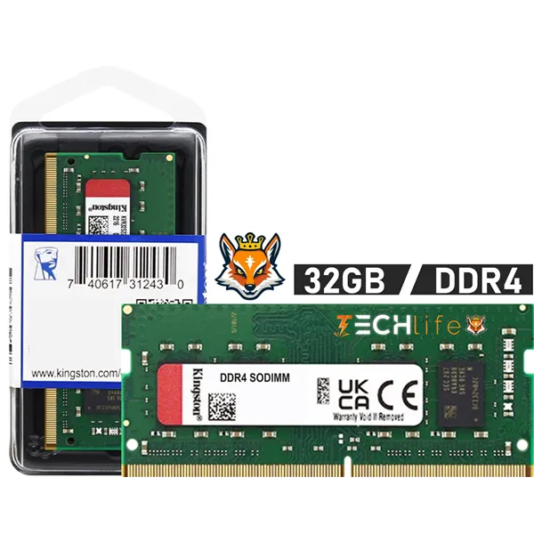 Kingston 32GB DDR4 2666MHz 1.2v CL19 - Memoria SODIMM