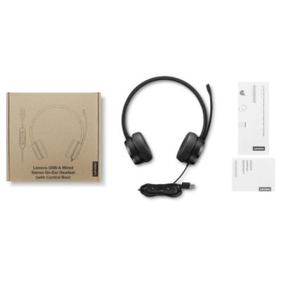 Headset Usb Lenovo Usb-a Wired Stereo On-ear Headset