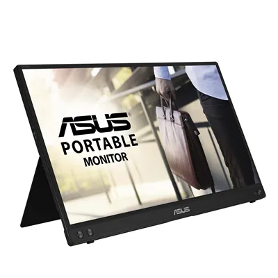 Monitor Portátil Asus ZenScreen MB16ACV 15.6'/ Full HD/ Negro