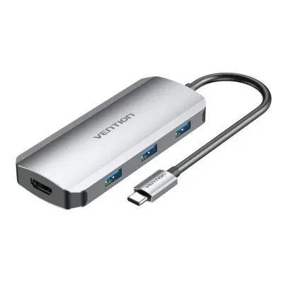 Docking USB Tipo-C Vention TODHB/ 1xHDMI/ 3xUSB/ 1xUSB Tipo-C