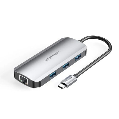 Docking USB Tipo-C Vention TOHHB/ 1xHDMI/ 3xUSB/ 1xRJ45/ 1xUSB