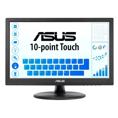 Monitor Profesional Táctil Asus VT168HR 15.6'/ WXGA/ Negro