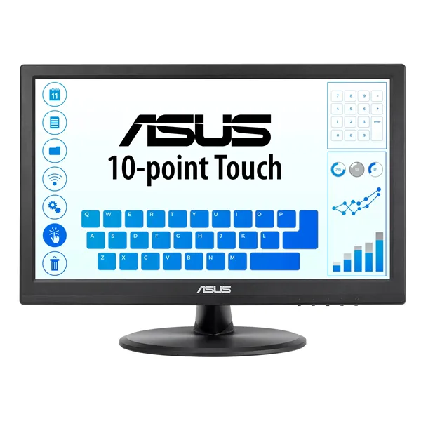 Monitor Profesional Táctil Asus VT168HR 15.6'/ WXGA/ Negro