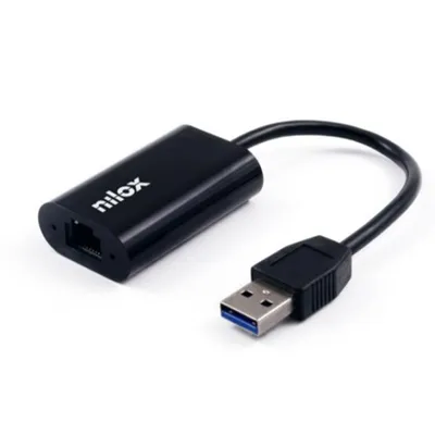 Nilox Adaptador de Red RJ45 a USB 3.0 Gigabit 100/1000