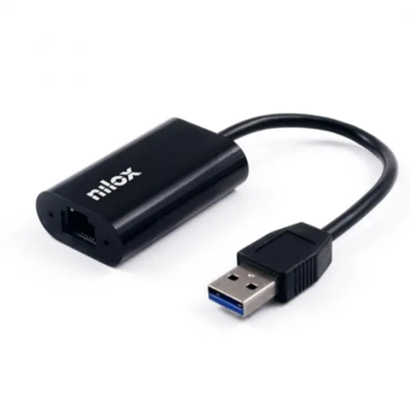 Nilox Adaptador de Red RJ45 a USB 3.0 Gigabit 100/1000