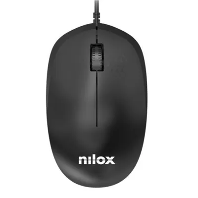 Nilox Kit Teclado multimedia y Mouse 1200 DPi por cable USB