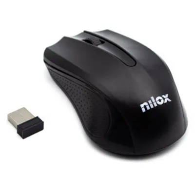 Nilox Kit inalámbrico Teclado y Mouse, Modelo Fit ligero y