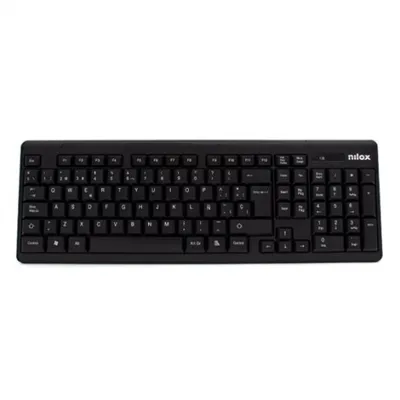 Nilox Kit inalámbrico Teclado y Mouse, Modelo Fit ligero y