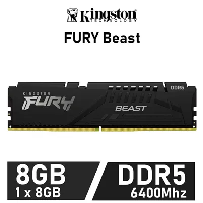 Kingston Fury Beast 8GB 6400MHz DDR5 CL32 1.4v