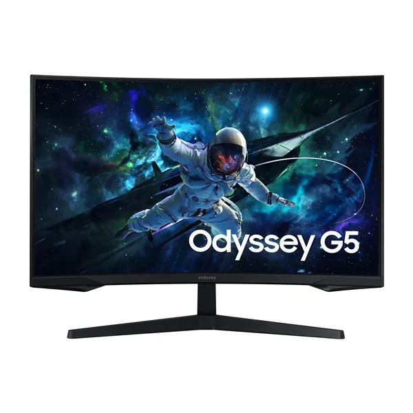 Monitor Gaming Curvo Samsung Odyssey G5 S32CG552EU 32'/ QHD/ 1ms/ 165Hz/ VA/ Negro