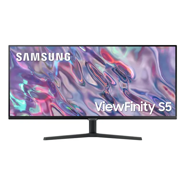 Monitor Profesional Ultraparonámico Samsung ViewFinity S5 S34C500GAU 34'/ UWQHD/ Multimedia/ Negro