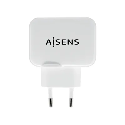 Cargador de Pared Aisens A110-0439/ 2xUSB/ 17W