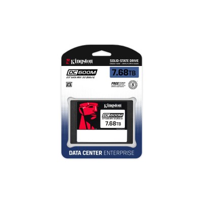 Kingston Data Center DC600M SSD 7.68TB a 560MB/s 2.5" SATA 6GB/s