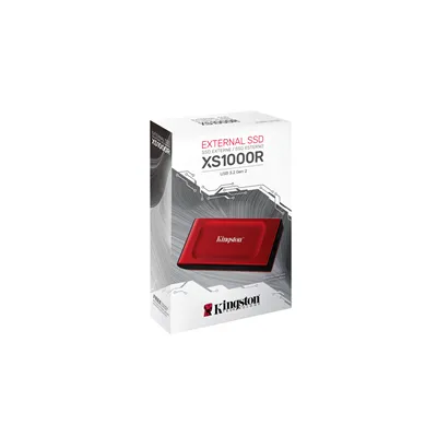 Kingston XS1000 SSD 1TB Externo MINI USB-C, Rojo a 1050MB/s