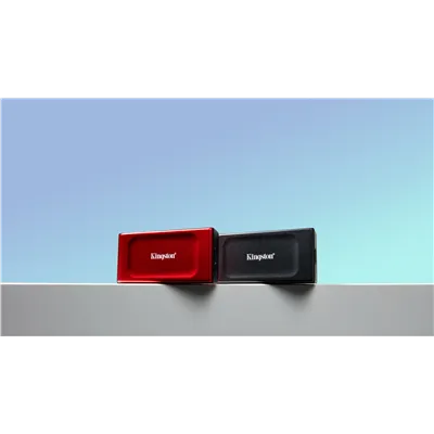 Kingston XS1000 SSD 1TB Externo MINI USB-C, Rojo a 1050MB/s