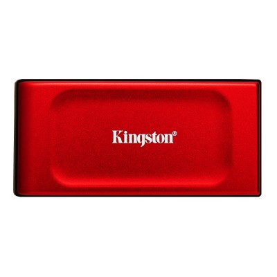 Kingston XS1000 SSD 2TB Externo MINI USB-C, Rojo a 1050MB/s