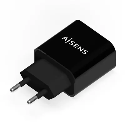 Cargador de Pared Aisens A110-0538/ 1xUSB Tipo-C PD3.0/ 20W/