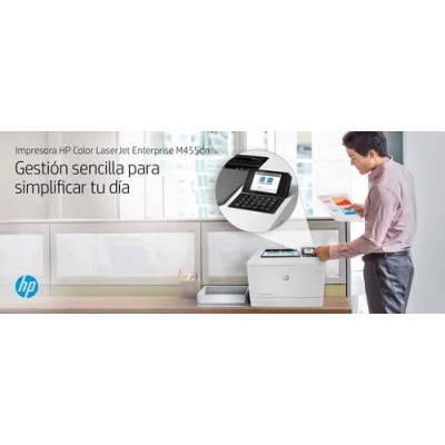 Impresora Láser Color HP LaserJet Enterprise M455DN Dúplex/