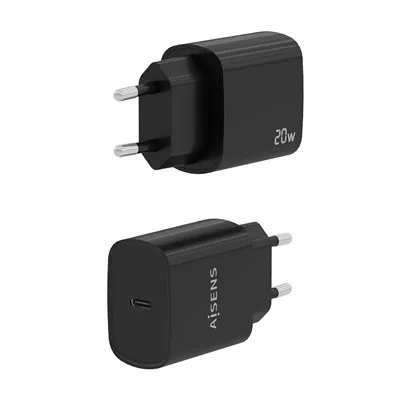 Cargador de Pared Aisens A110-0753/ 1xUSB Tipo-C/ 20W