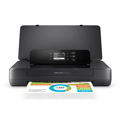 Impresora Portátil HP Officejet 200 WiFi/ Negra