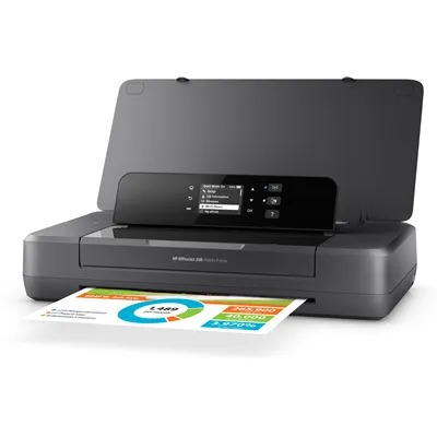 Impresora Portátil HP Officejet 200 WiFi/ Negra