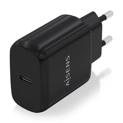 Cargador de Pared Aisens A110-0757/ 1xUSB Tipo-C/ 25W