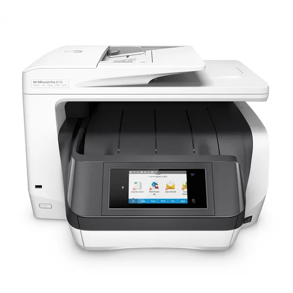 Multifunción HP Officejet Pro 8730 WiFi/ Fax/ Dúplex/ ADF/ Blanca