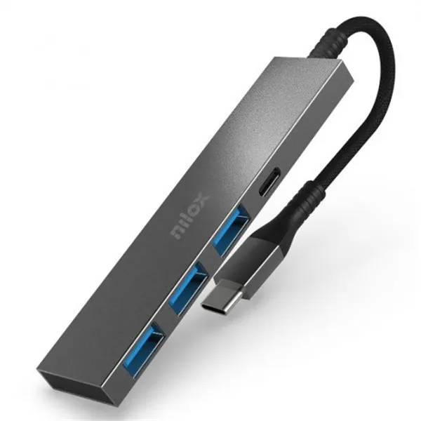 Nilox HUB USB-C con 3xUSB 3.0 + USB-C x1