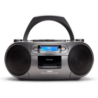 Aiwa BBTC-660DAB/MG: Radio Cassette Portátil con CD, Bluetooth