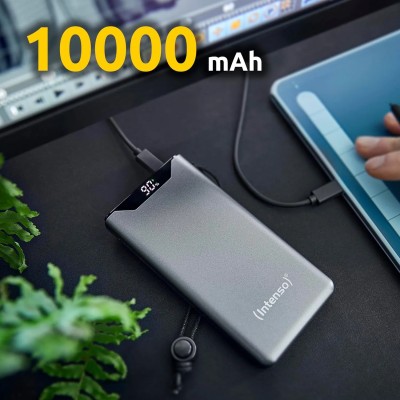 Intenso Powerbank F10000 Gris - Batería Externa 10000 mAh carga