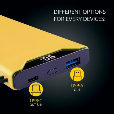 Intenso Powerbank F10000 Amarillo - Batería Externa 10000 mAh