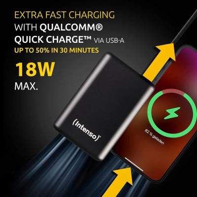 INTENSO Powerbank A10000 - Batería Externa 10000 mAh carga