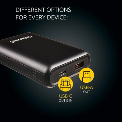 INTENSO Powerbank A10000 - Batería Externa 10000 mAh carga