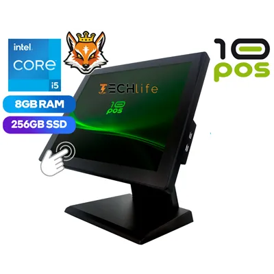 10Pos 10T-15 TPV Comercio 15" Táctil Intel Core i5 8GB 256GB