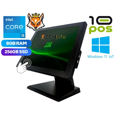 10Pos 10T-15 TPV Comercio 15" Táctil Intel Core i5 8GB 256GB