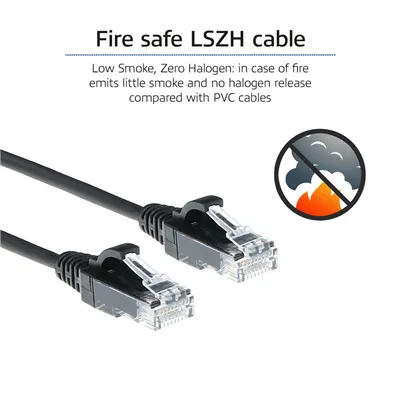 Iggual Cable de Red CAT6 UTP LSZH 2m Negro